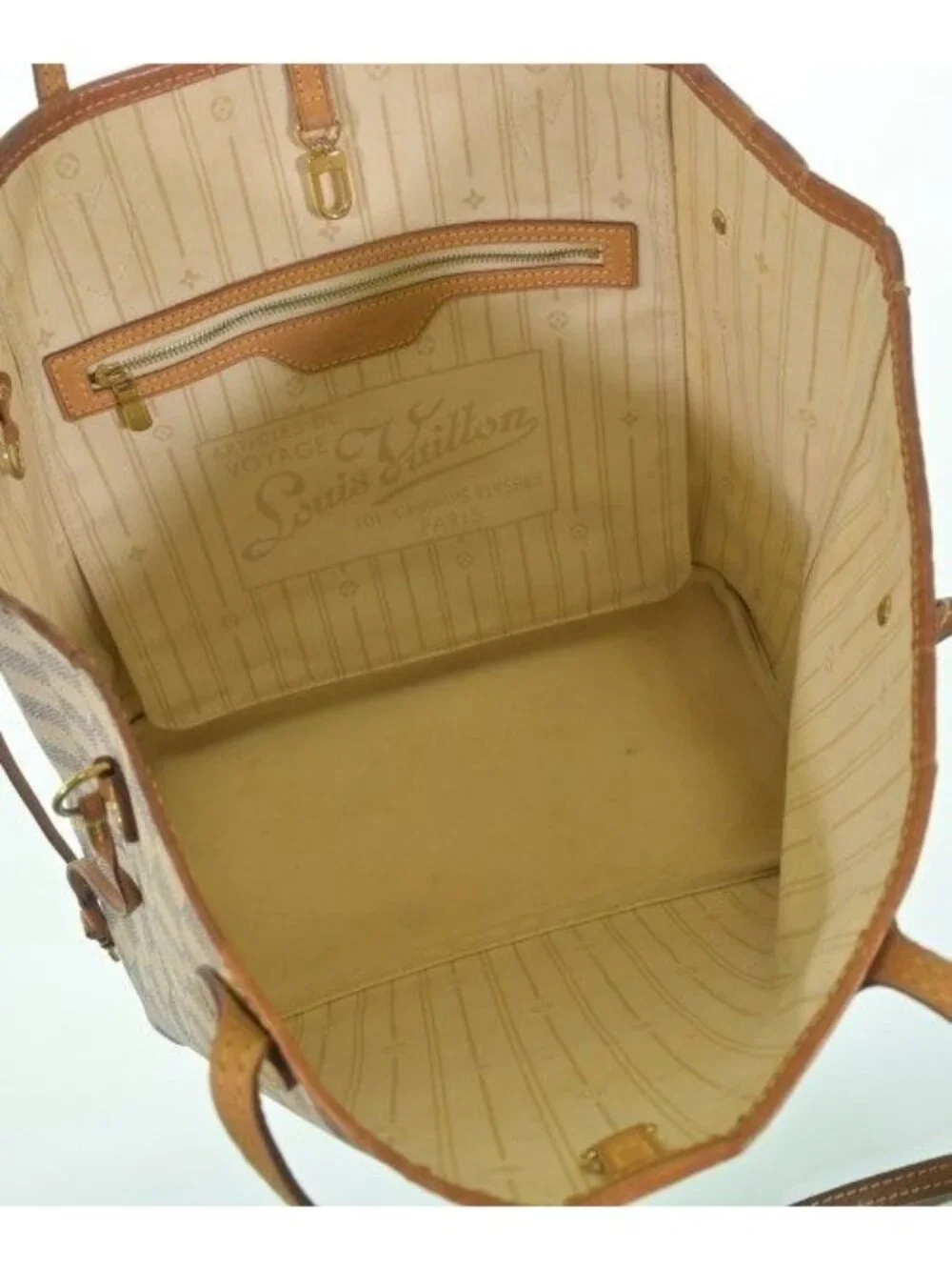 Louis Vuitton Tote Bag Beige